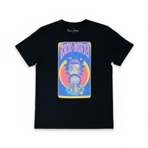 Rick & Morty Graphic Cartoon Tee Women’s Large RARE Print